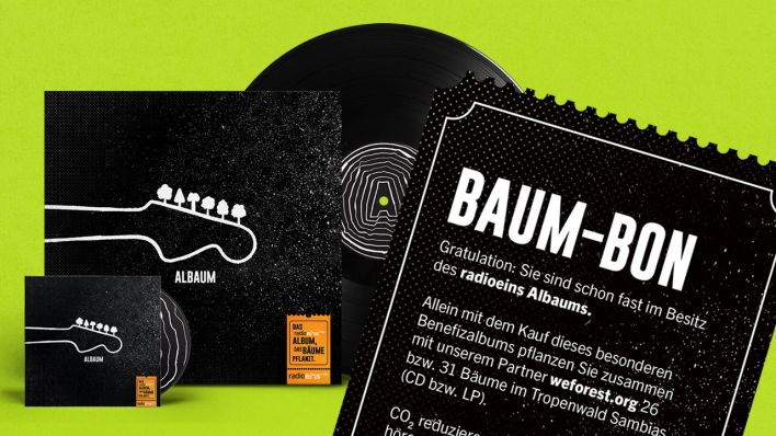 "Albaum"-Plattencover und "Baum-Bon"